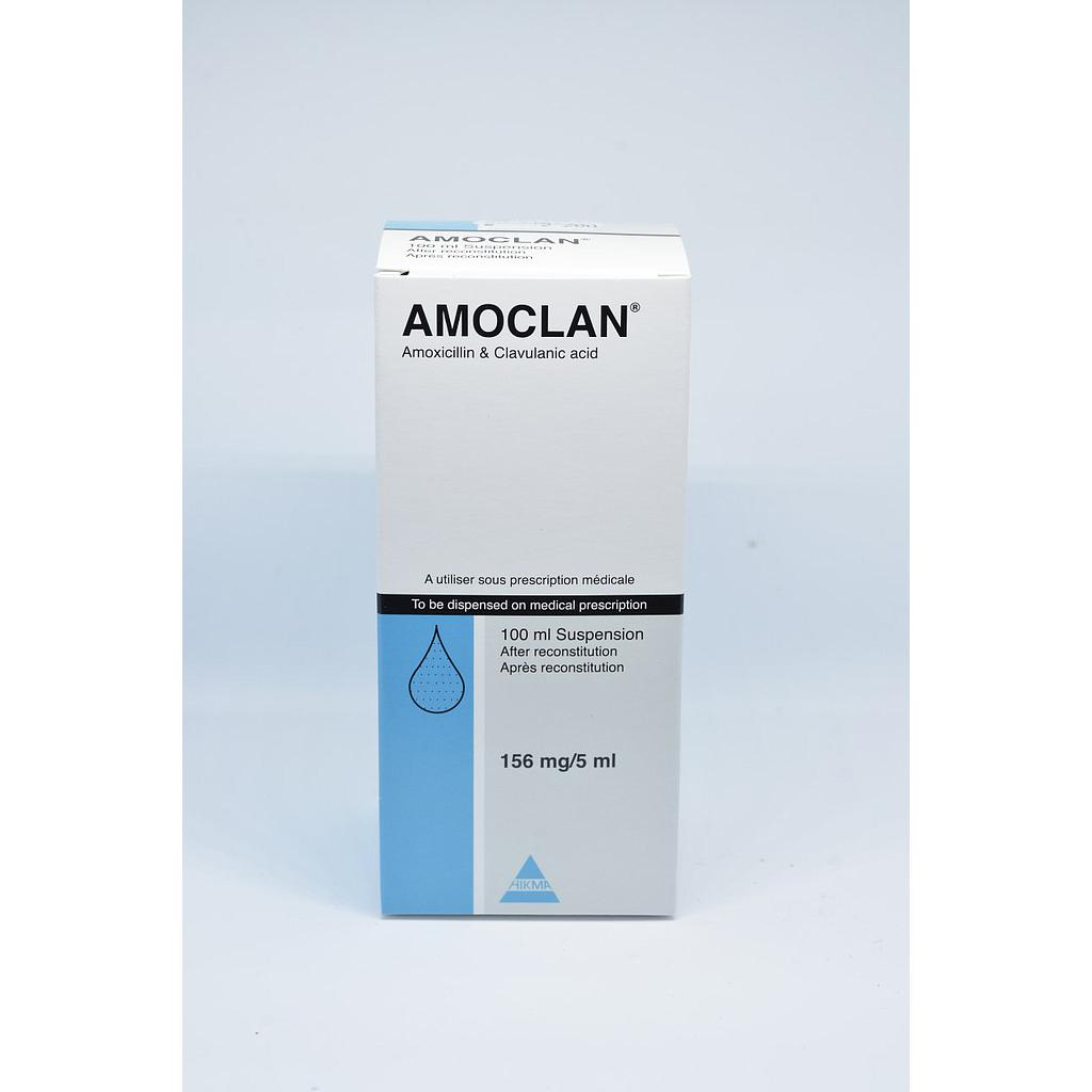 Amoclan 156.25mg Suspension 100ml	