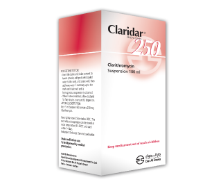 Claridar Dar Al Dawa 250mg Suspension