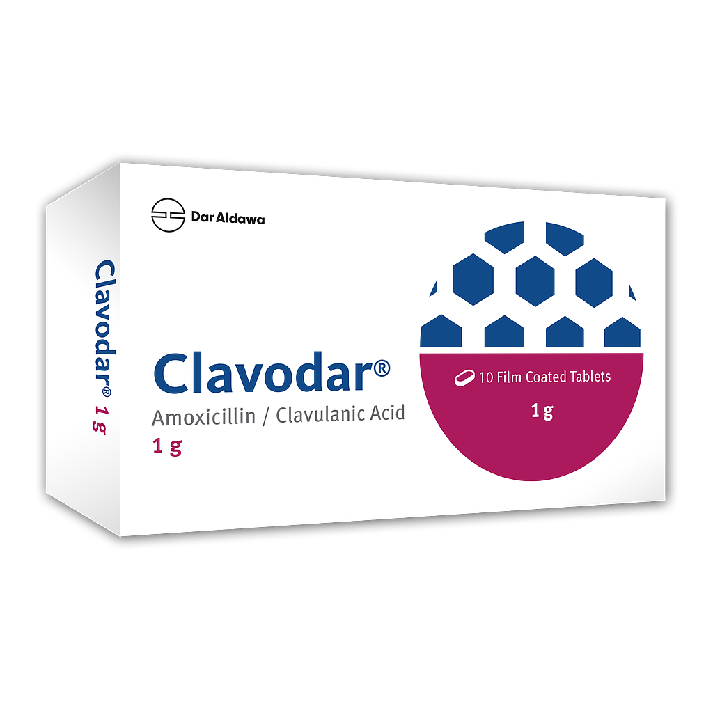 CLAVODAR 1 G TABLETS