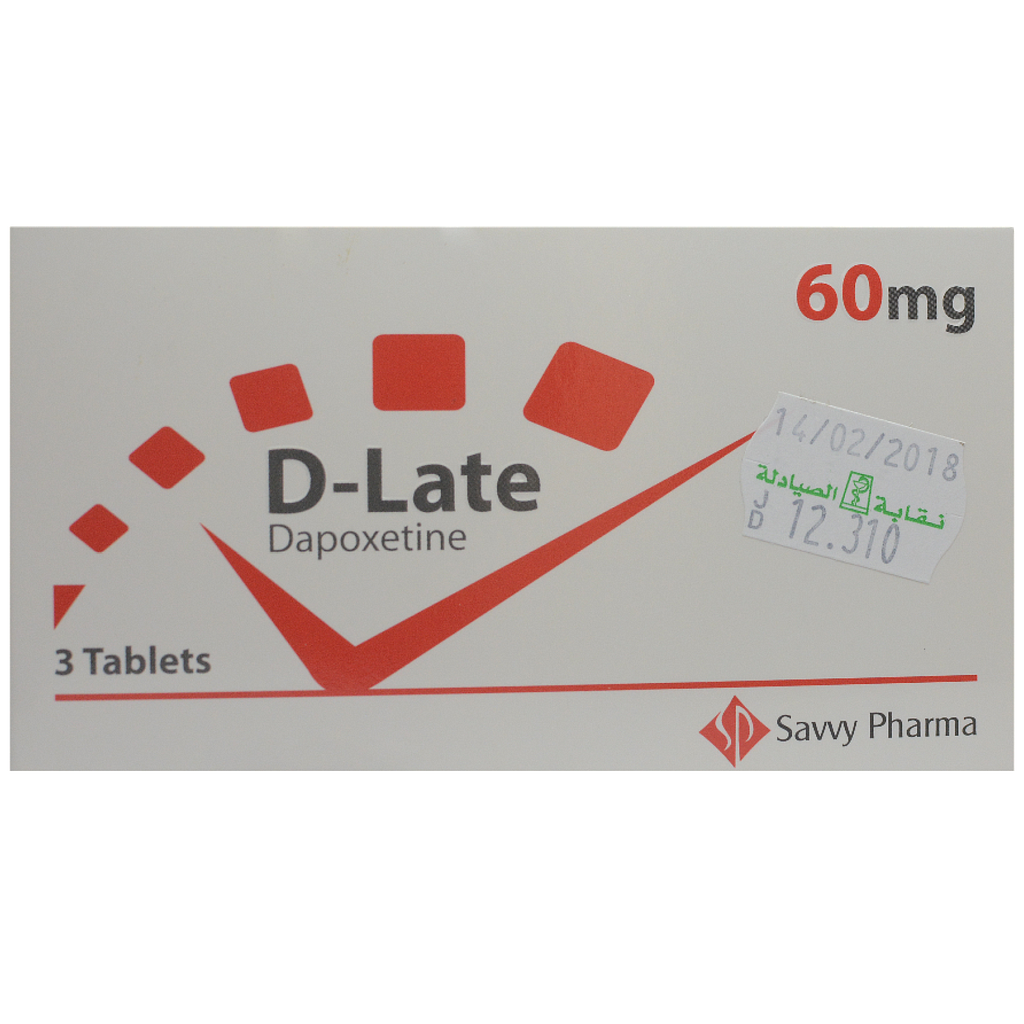 D-Late 60mg F C Tab 3'S  