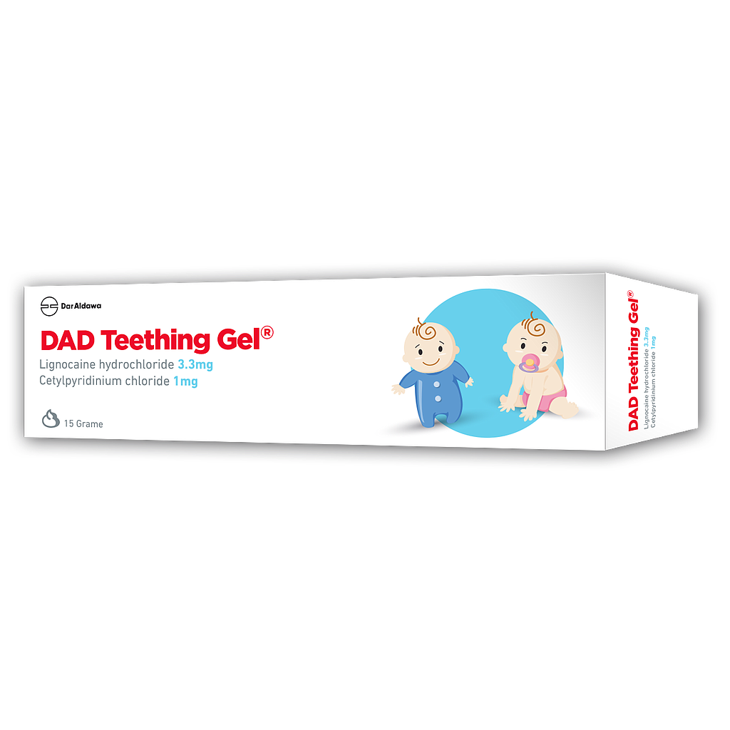 DAD TEETHING  0.33 %, 0.1 % Oral gel