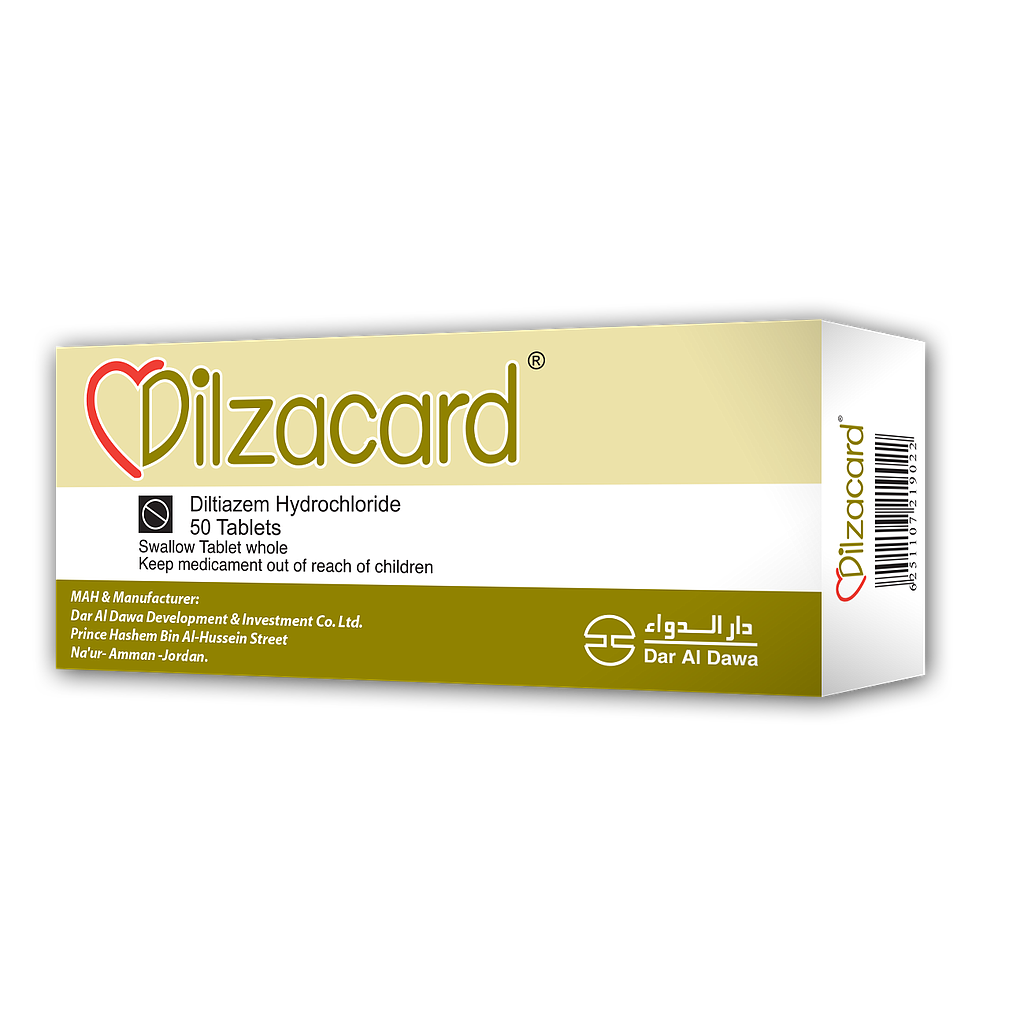 DILZACARD    60 mg 50 Oral Tablet