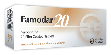 Famodar 20mg Film Coated Tablet