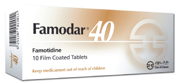 Famodar 40mg Film Coated Tablet