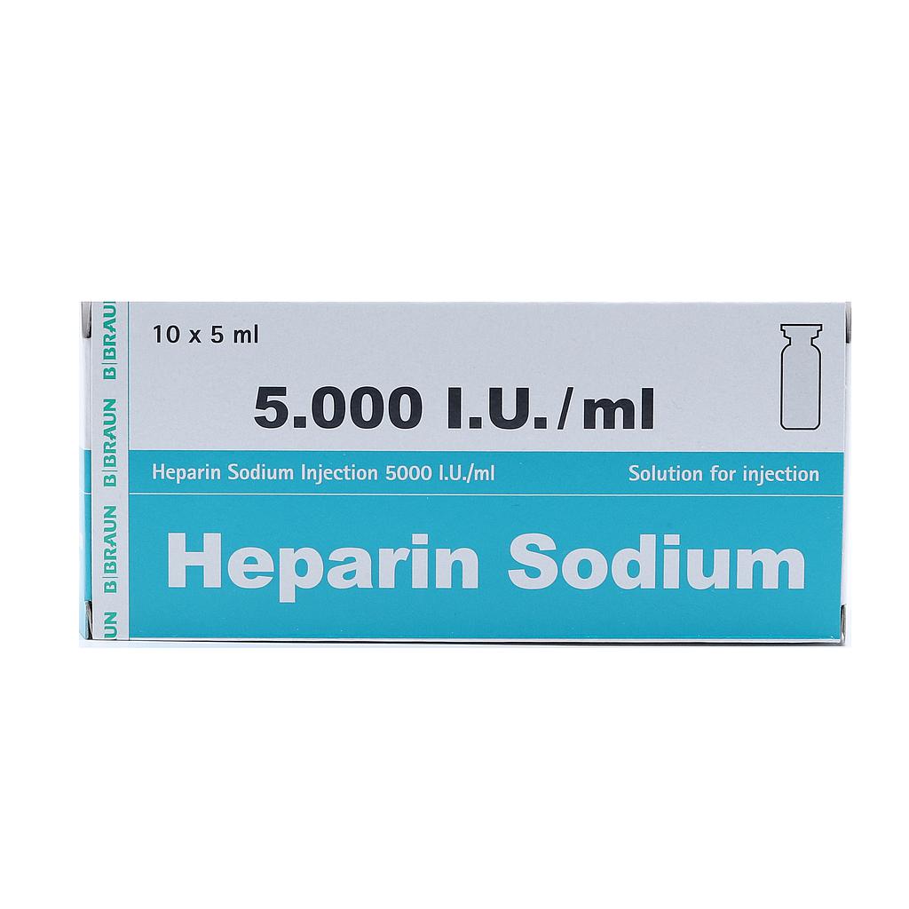 HEPARIN 5000 IU/ml Parenteral VIAL