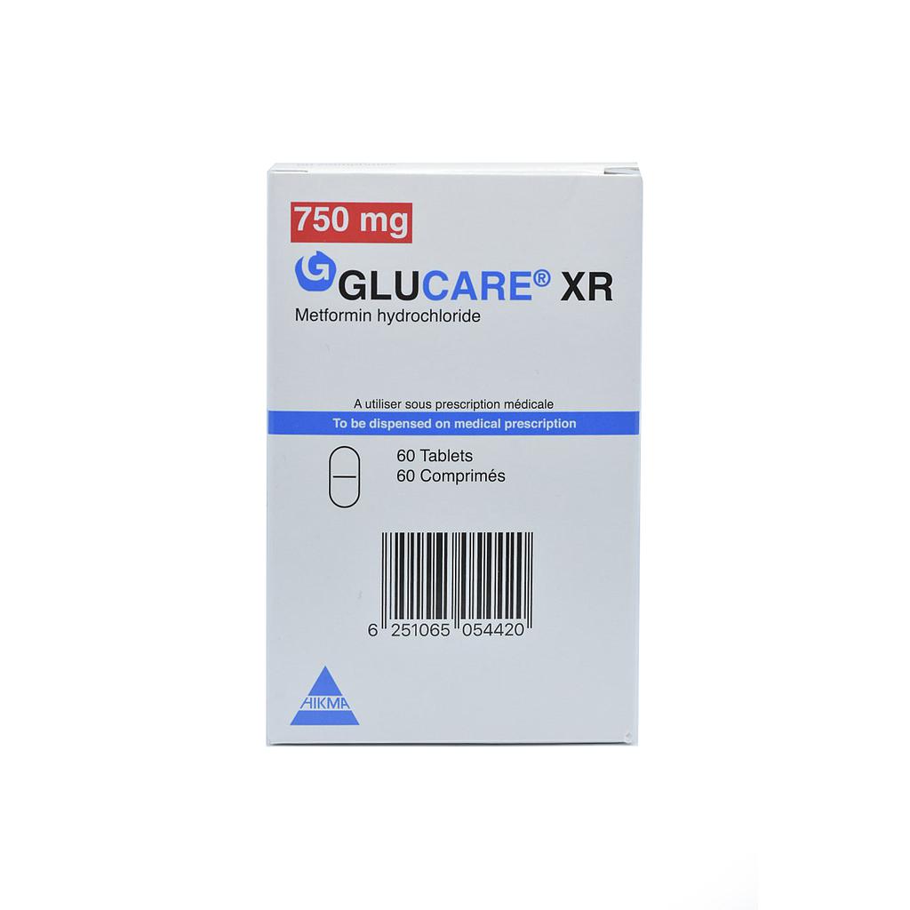 Glucare XR 750mg Tab 60'S  