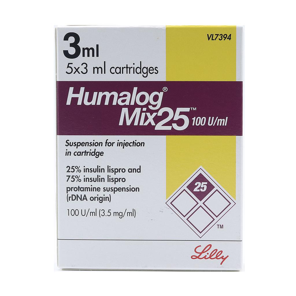 Humalog Mix  25 %, 75 % Parenteral powder suspension for injection  