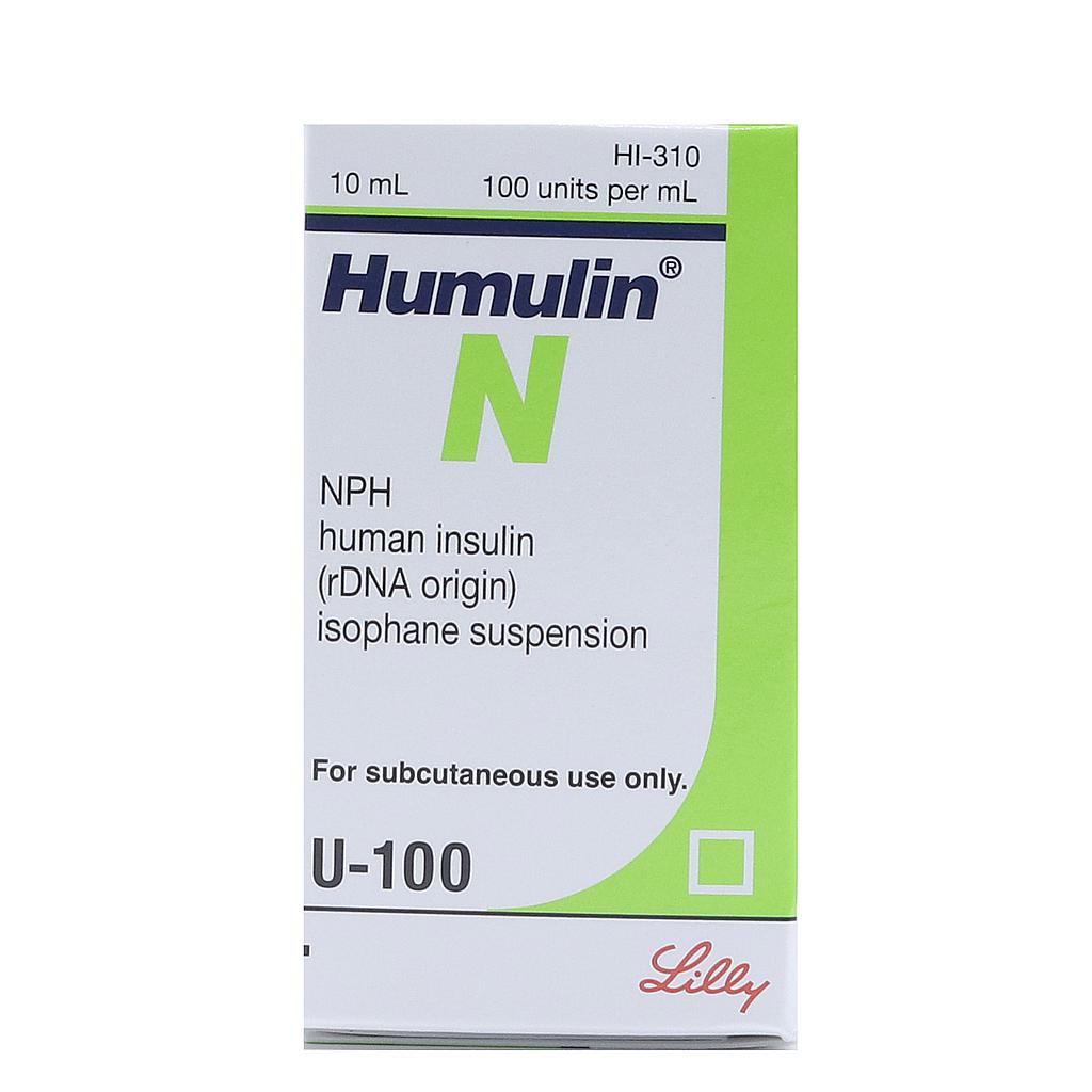 HUMULIN N NPH   100 IU/ml Parenteral VIAL