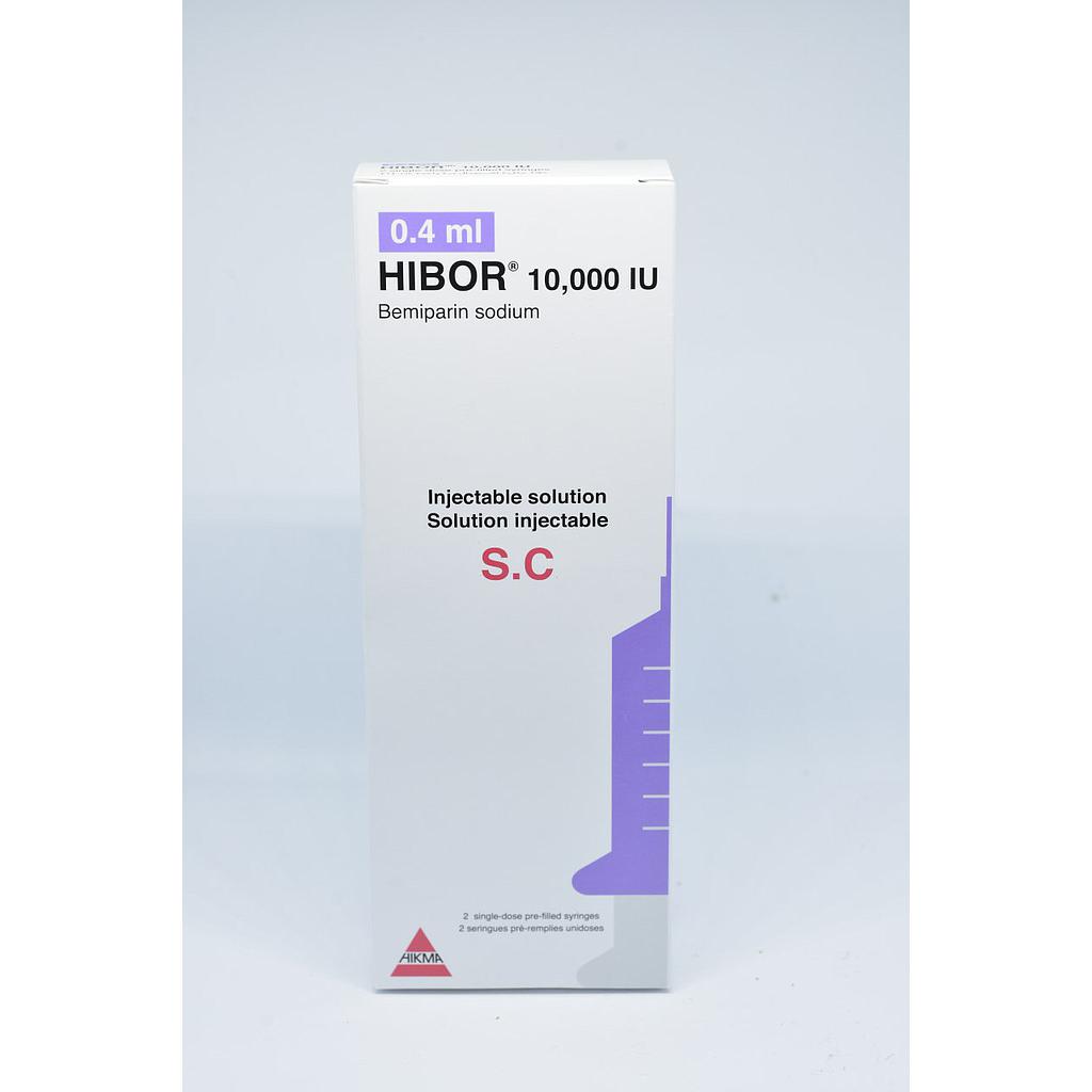 Hibor 10000 IU/0.4ml Parenteral prefilled syringe
