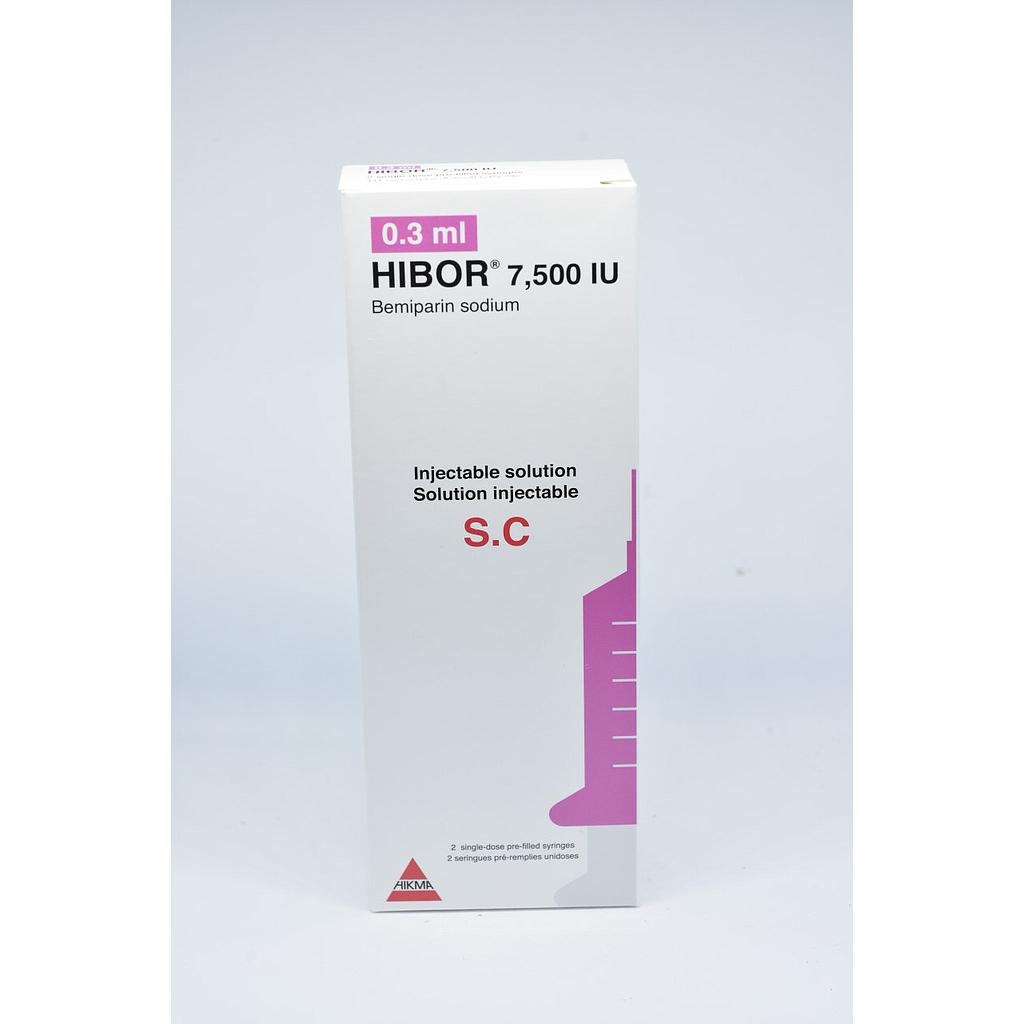 Hibor 7500 IU/0.3ml Parenteral prefilled syringe