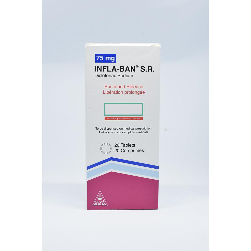 Infla-ban SR  75 mg tablets 20's
