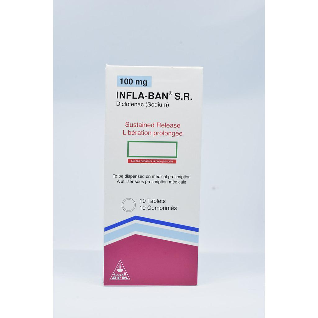 Infla-ban SR 100 mg tablets 10's
