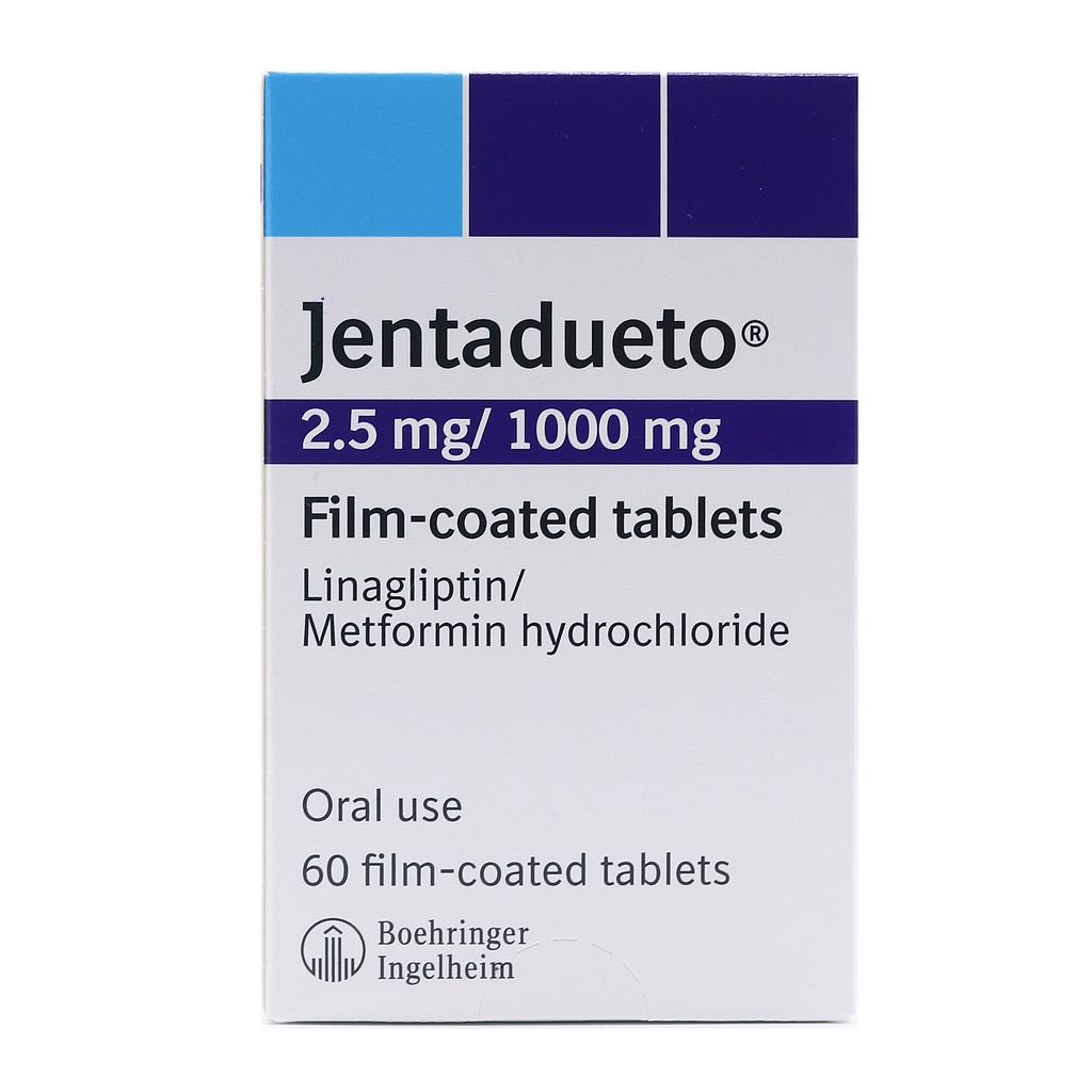 Jentadueto 2 5mg/1000mg Tab 60'S  