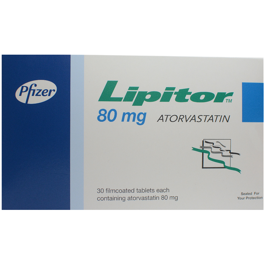 Lipitor 80mg Tab 30'S  