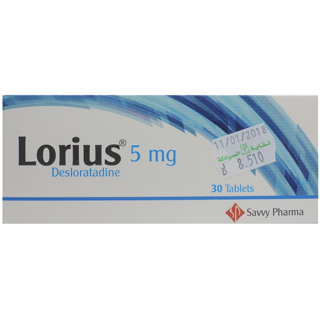 Lorius 5 mg 30 Tab  
