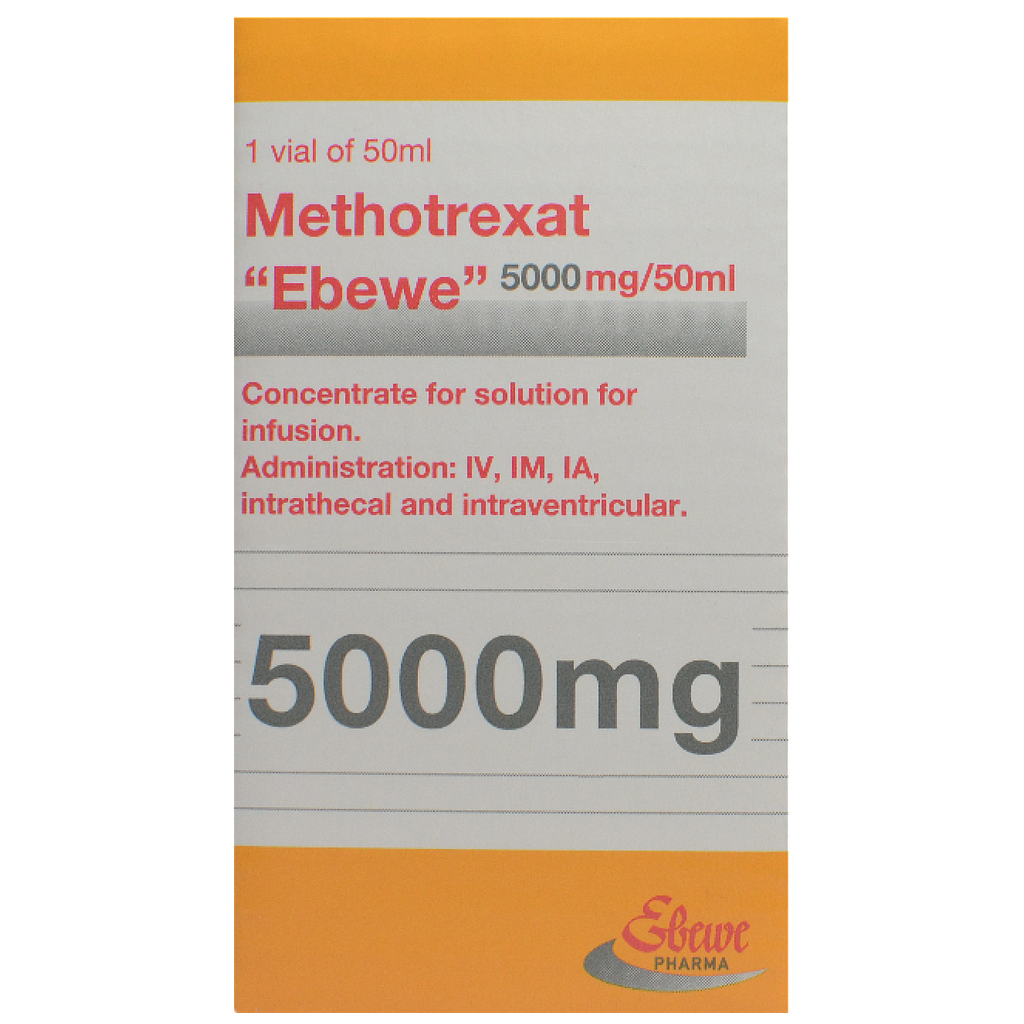 Methotrexat Ebewe 5000 mg Parenteral infusion 