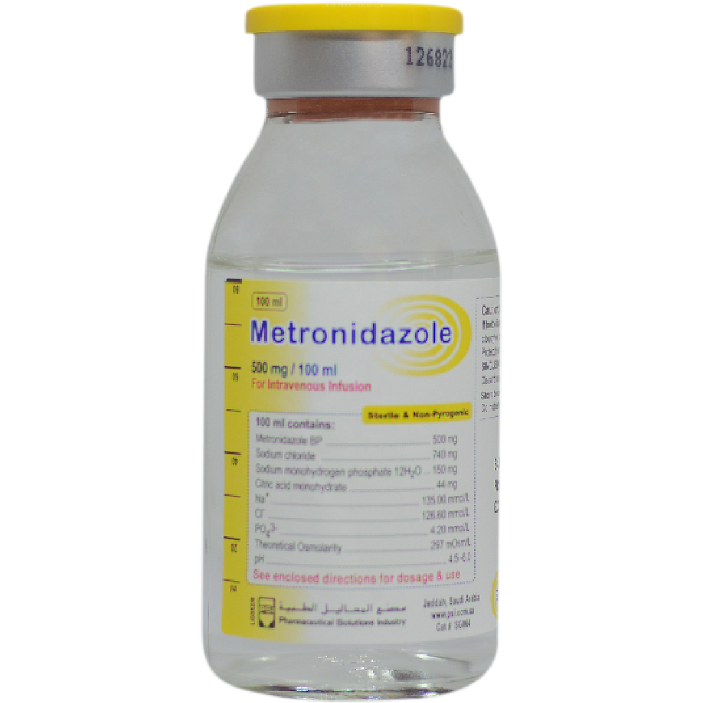 Metronidazole  500 mg/100ml Parenteral infusion 