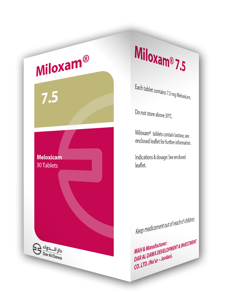 Miloxam   7.5 mg Oral Tablet