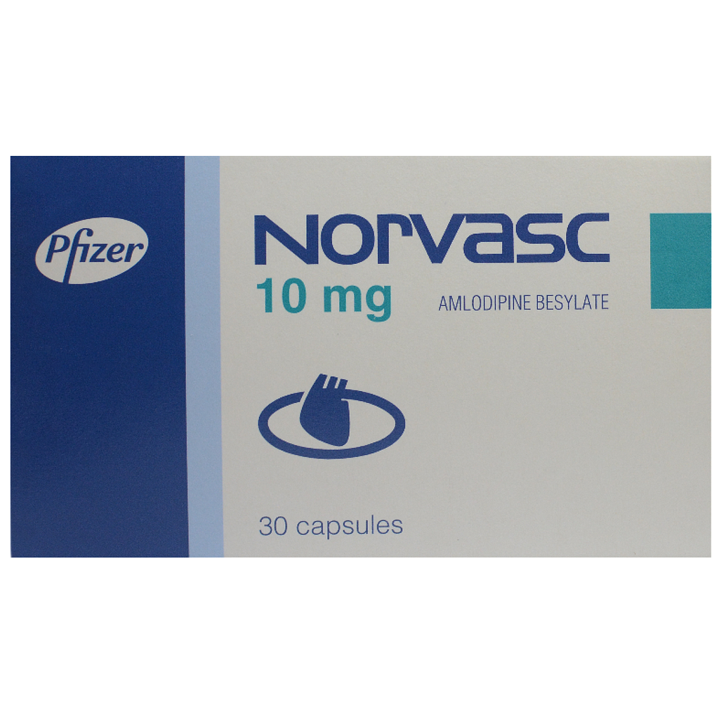 Norvasc 10mg Cap 30'S  