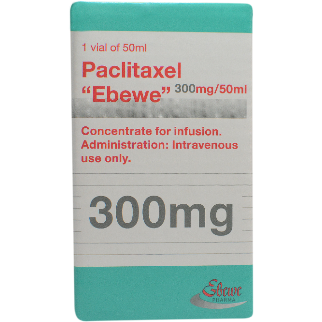Paclitaxel   300 mg/50ml Parenteral infusion 