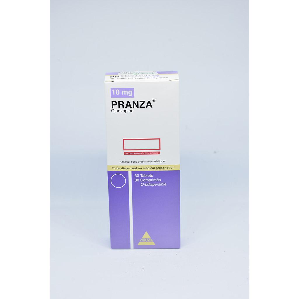 Pranza Orodispersable 10 mg oral dispersible tablet