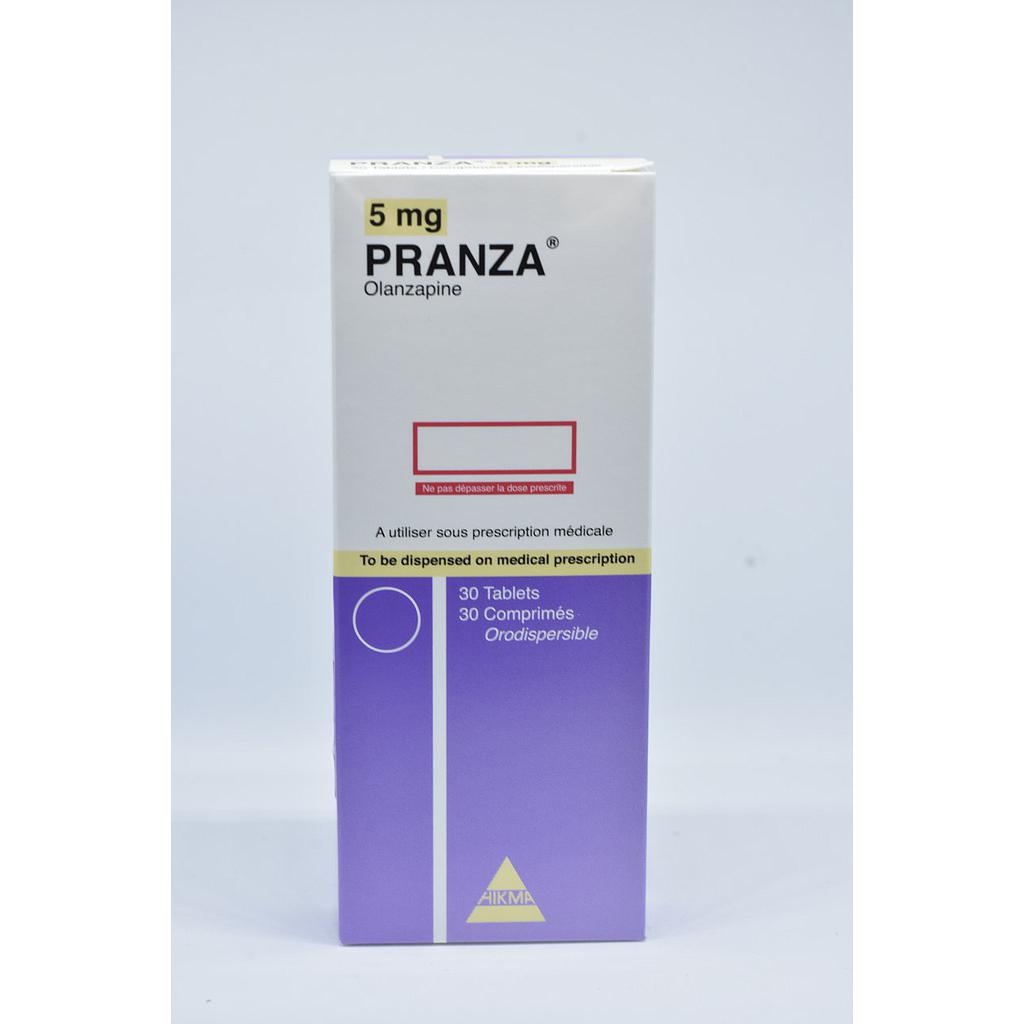 Pranza Orodispersable 5 mg oral dispersible tablet
