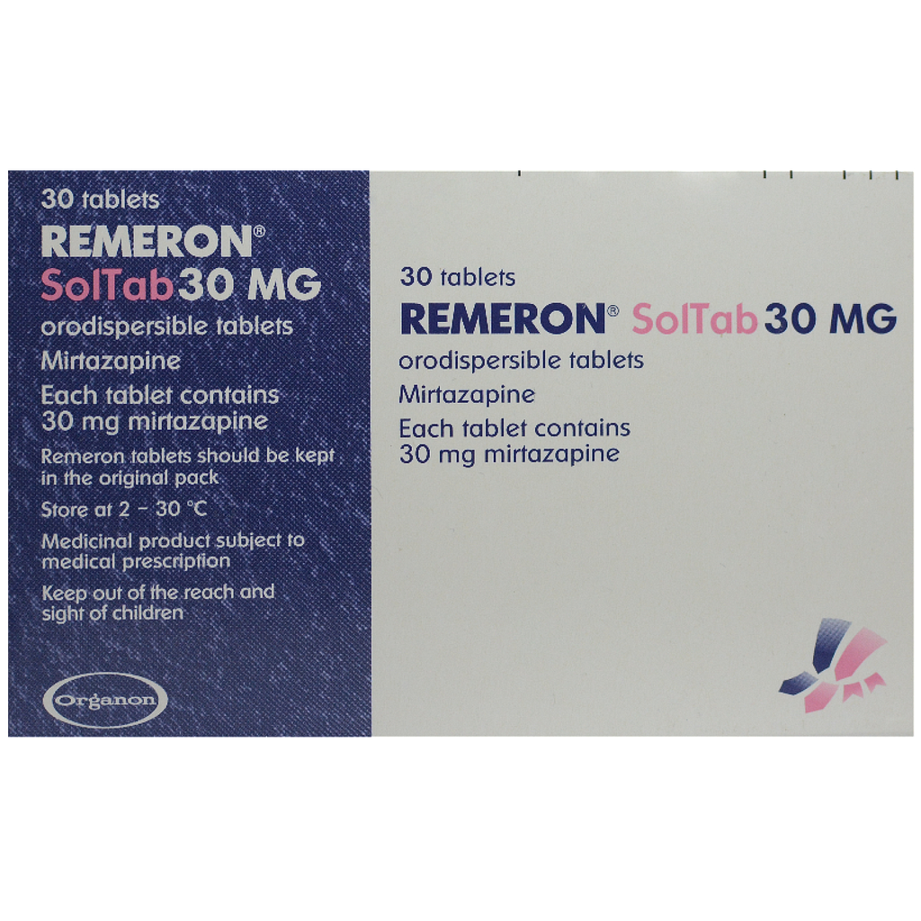 REMERON 30 mg oral disintegrating tablet
