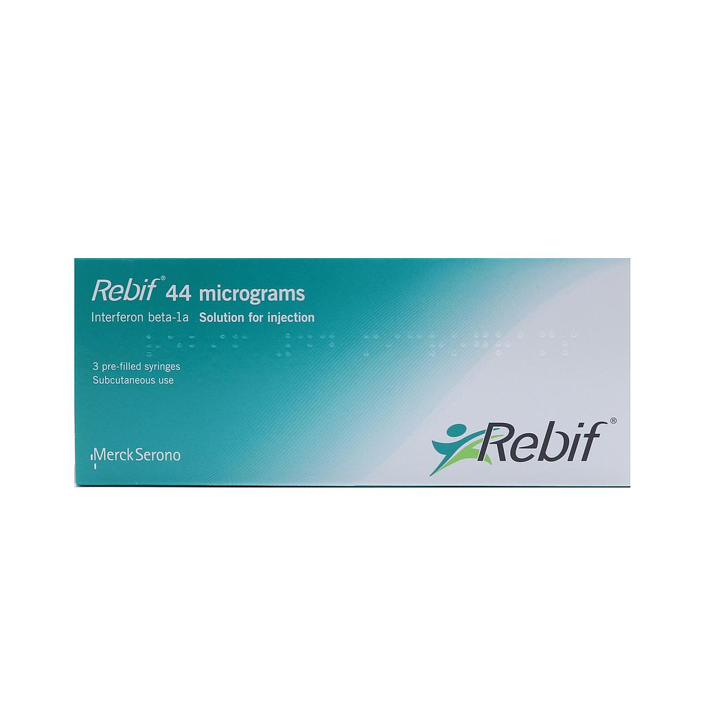 Rebif  44 mcg /0.5ml Parenteral prefilled syringe