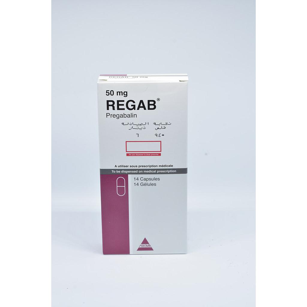 Regab 50mg CAPS 14'S  