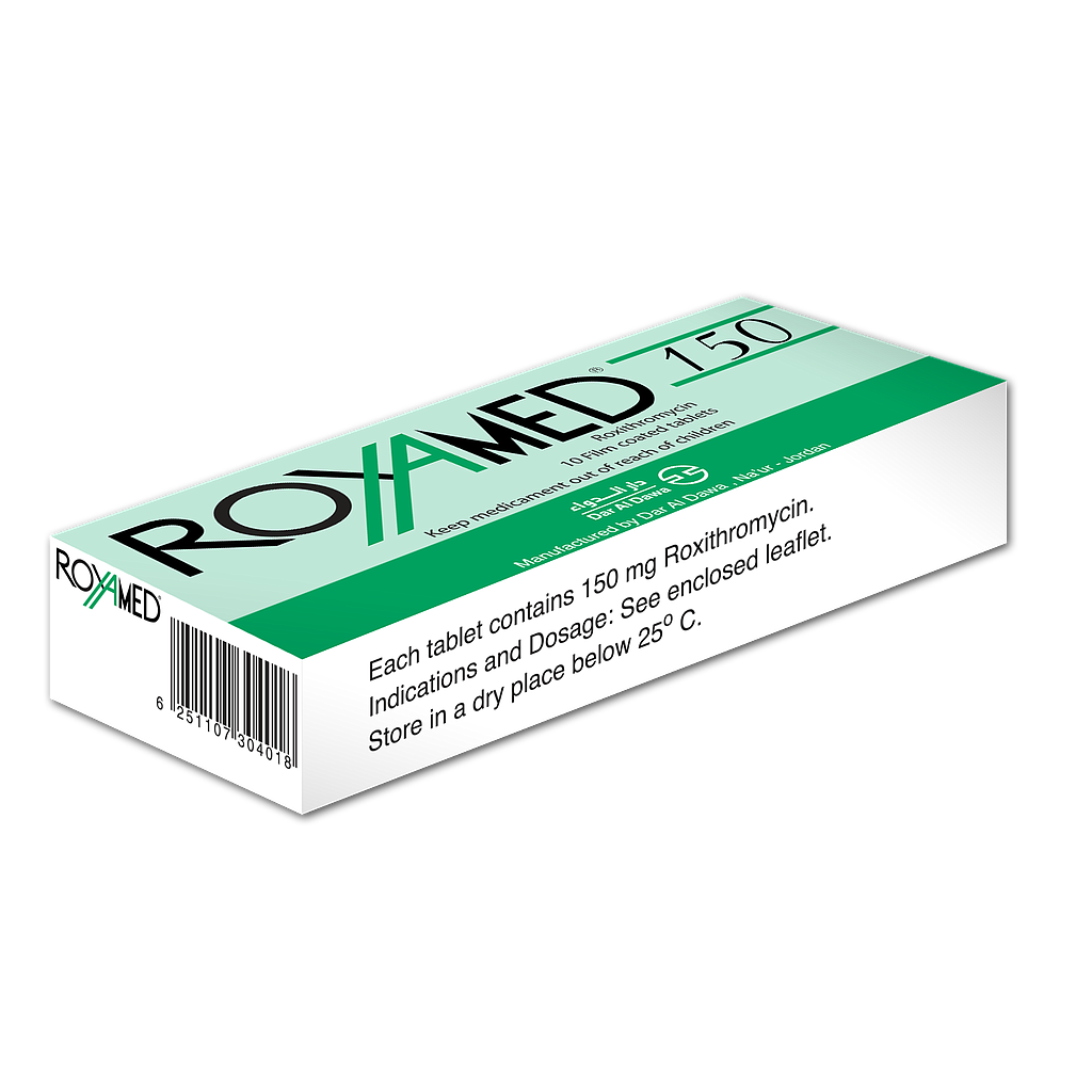 ROXAMED   150 mg 10 oral film coated tablets