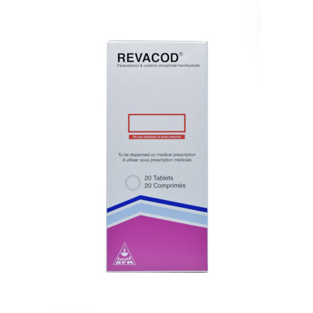 Revacod   500 mg, 10 mg 20 Oral Tablet