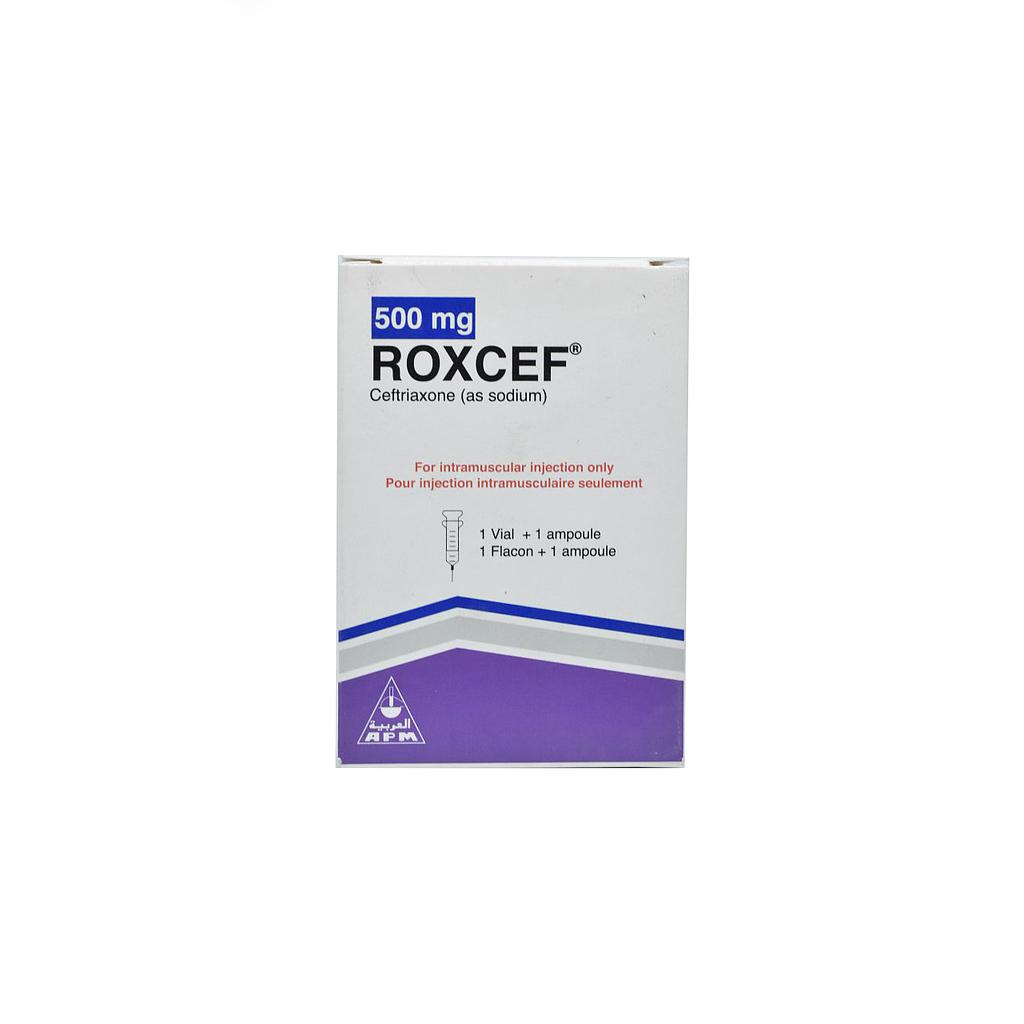 Roxcef 500 mg Parenteral VIAL