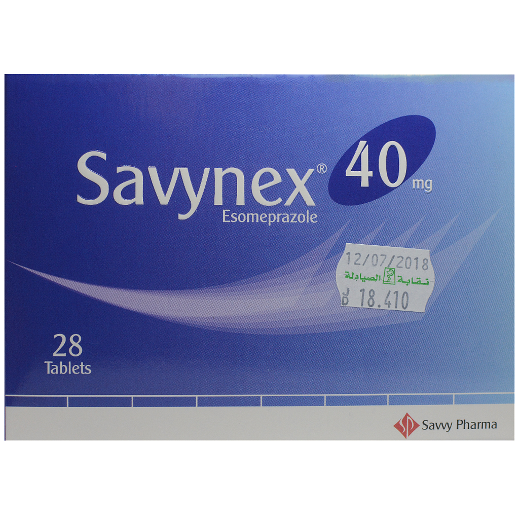 Savynex 40mg Gastro-Resistant Tab 28'S  