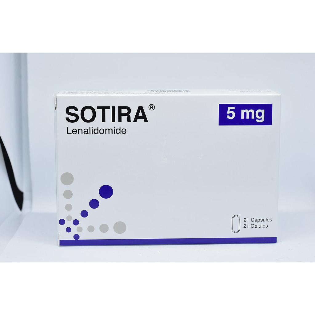 Sotira 5mg cap 21'S  