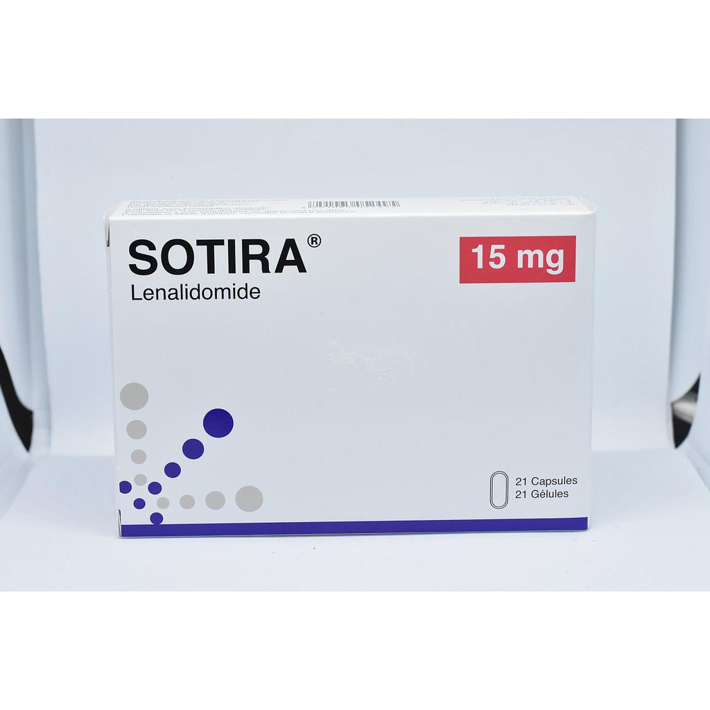Sotira 15mg cap 21'S  