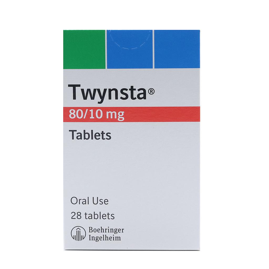 Twynsta 80 mg, 10 mg Oral Tablet
