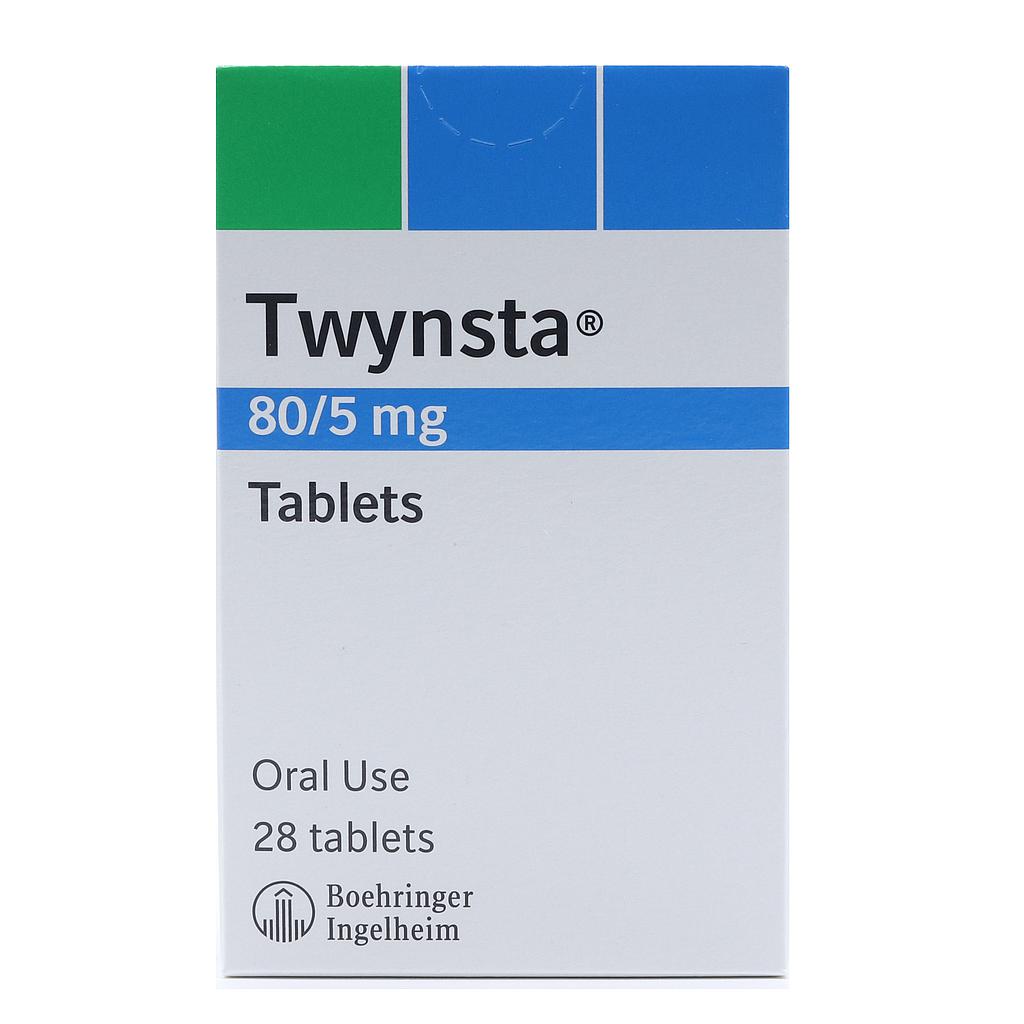 Twynsta 80 mg, 5 mg Oral Tablet