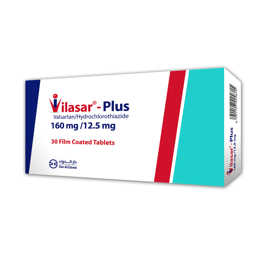 Vilasar-Plus 160mg/12 5mg F C Tabs 30'S  