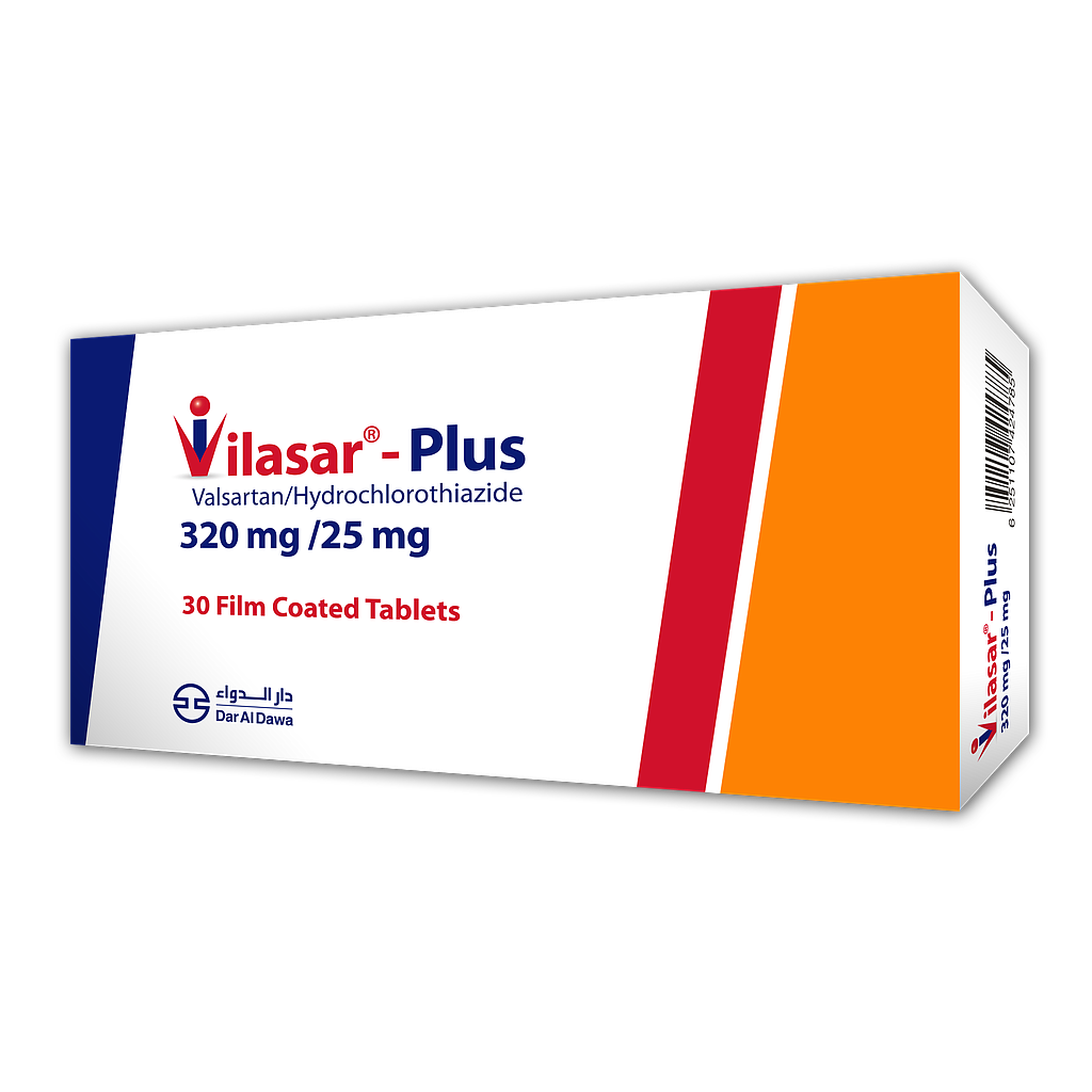 Vilasar-Plus 320mg/25mg F C Tabs 30'S  